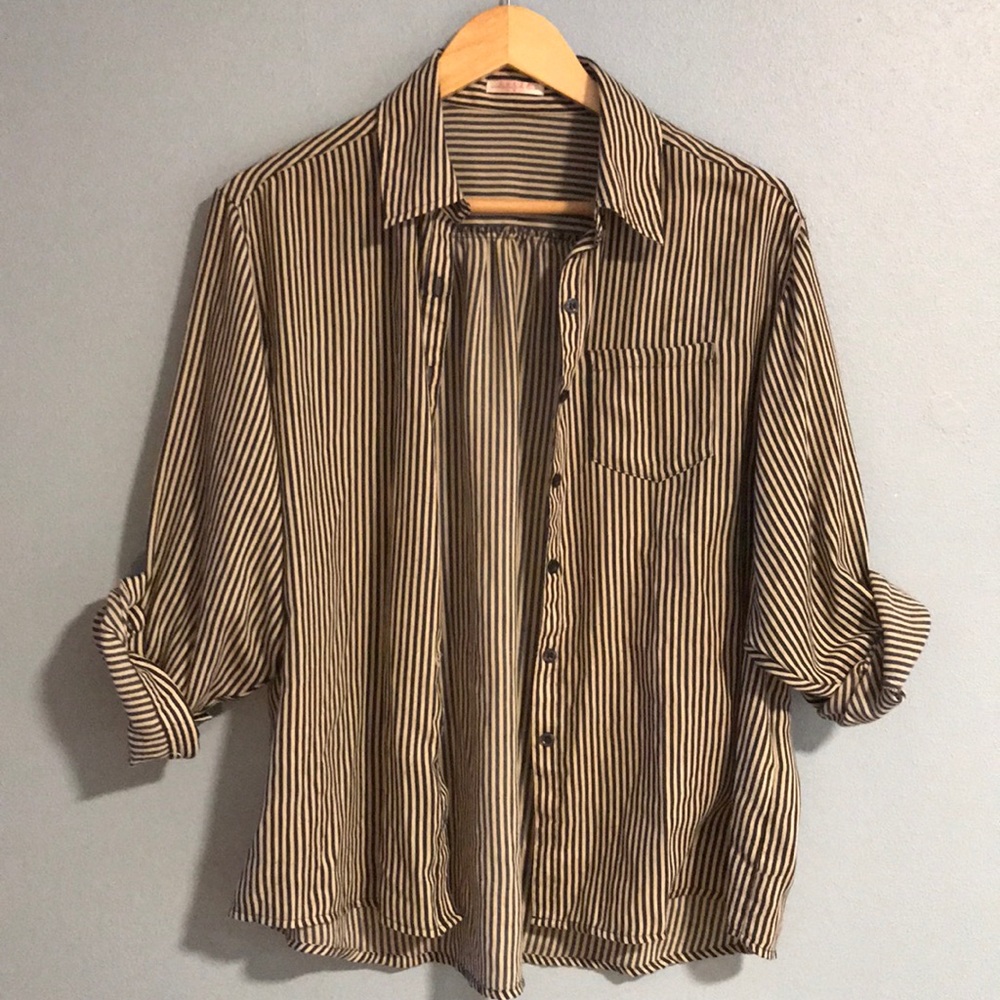 Striped Button Down